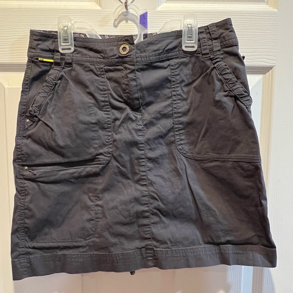 Lole Women's Mini Skirt - Charcoal Gray